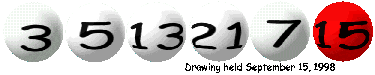 Winning number